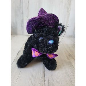 Dandee cat black witch Halloween plush stuffed animal